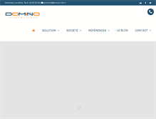 Tablet Screenshot of domino-info.fr